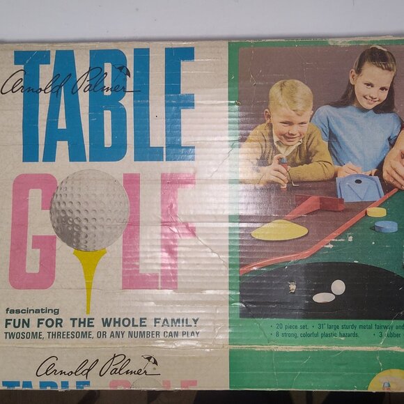 Vintage Ohio Art Arnold Palmer Table Top Golf Game 549 Complete w/Box -READ DESC - Picture 1 of 8